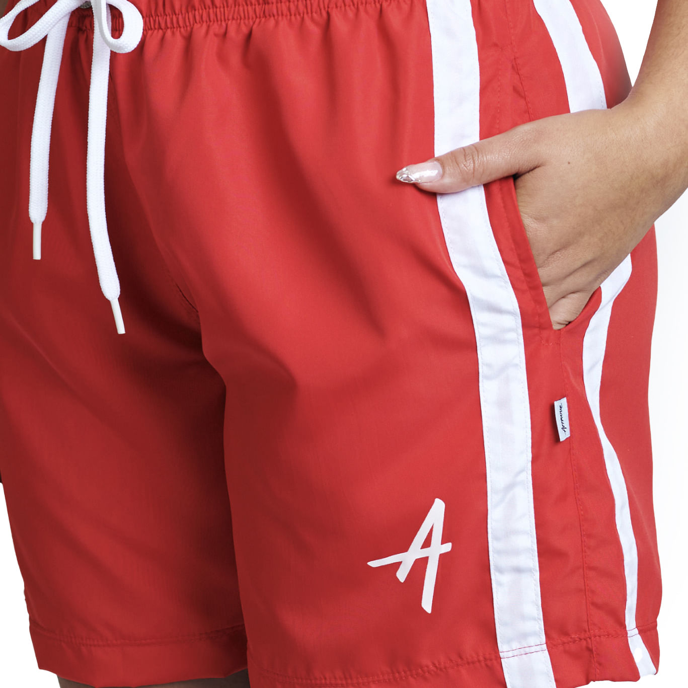 Approve Bermuda 7659-FFF M 9INCHES CLASSIC Vermelho Algodao -5-